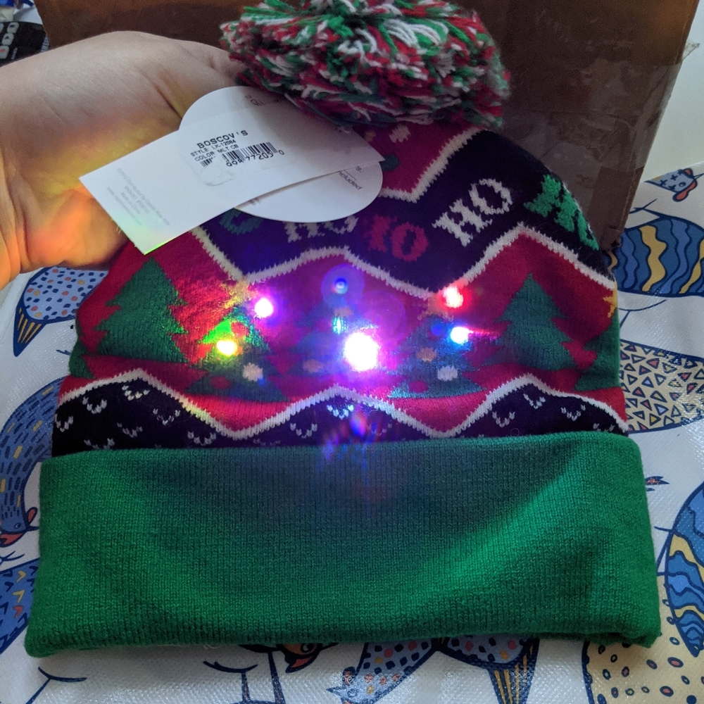 Light up Christmas hat